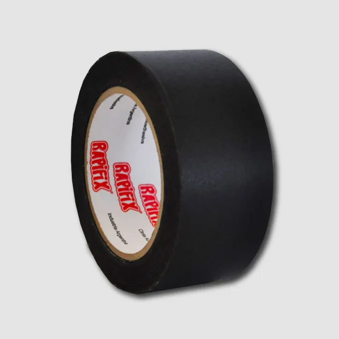 Cinta De Papel Negra Rapifix 48 Mm x 50 Mts